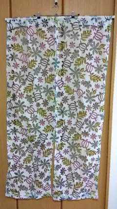 【保管品】alohana ハワイアン のれん 目隠しカーテン パーテーション
