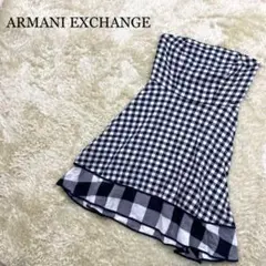 新品タグ付き♪アルマーニ エクスチェンジ チェックスカート