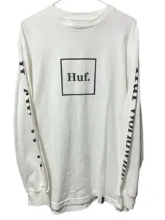 HUF 長袖Tシャツ サイズ M 白 ロンT