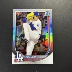 佐々木朗希 2025 Bowman Chrome RED LOGO ルーキー