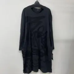 正規品 萌 ロングチュニック チャコールグレー