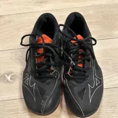 Mizuno WAVE CLAW ELITE 黒/オレンジ　24.5cm