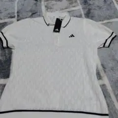 adidas ゴルフシャツ レディース XL ホワイト