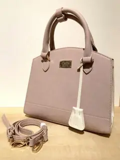 クレリア バッグ ピンクベージュ ホワイト