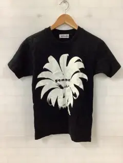 値下◎6.9◎A151◎ゴム◎トップス◎Tシャツ◎ブラック◎フロントプリント