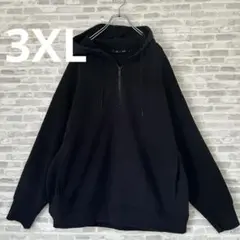 【希少サイズ3XL】 UNIQLO＋J ドライスウェットパーカ ブラック