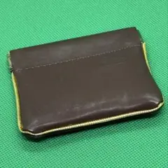 【昭和ビンテージ品】ブラウンレザー ぽいコインケース