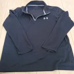 UNDER ARMOUR ハーフジップ LG ブラック