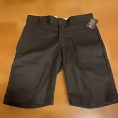 新品WR849BK Dickies ワークショートスリムフィット34