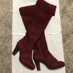 ボナジョルナータ ニーハイブーツ ボルドー 美品