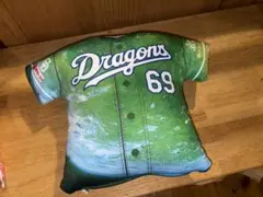 中日　三浦瑞樹選手　昇竜ユニフォームクッション