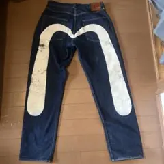 EVISU No.2 2001 W36×35 ホワイト大黒　ビックカモメ