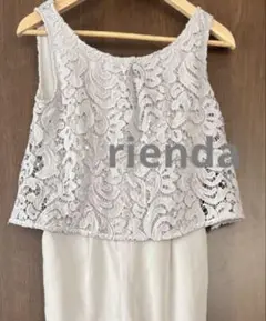 【新品 未使用】♡Rienda ノースリーブオールインワン グレー Sサイズ♡