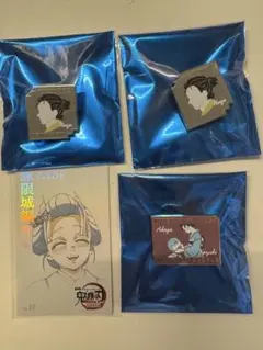 鬼滅の刃 無限城編 キャラクターモチーフピンズ ムビチケ風 慶蔵 猗窩座 恋雪