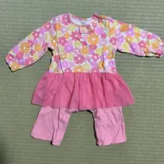 baby breeze 花柄ロンパース・カバーオール