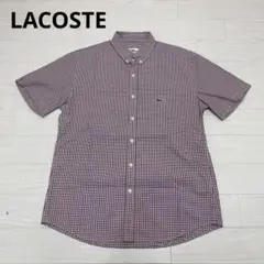 LACOSTE ラコステ　半袖シャツ　ワイシャツ　REGULAR FIT