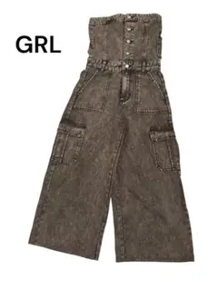 GRL グレー サロペット　美品　Mサイズ　低身長の方にオススメ商品です！