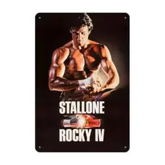 『ロッキー4』映画ポスター メタルサイン インテリア雑貨