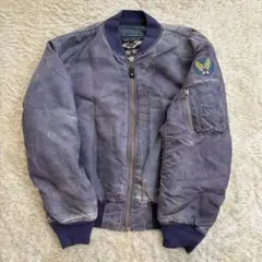 90s 希少 DOG FIGHT MA-1 デニム ワッペン サイズL 17AW UNDERCOVER Levi's トラッカージャケット デニムジャケット