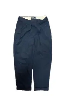 Ralph Lauren ラルフローレン ネイビーワイドテーパードスラックス