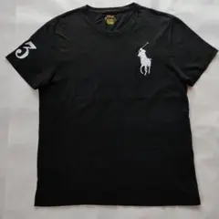 【美品】POLO RALPH LAUREN ビッグポニー Tシャツ L ブラック