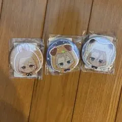 原神 缶バッジ　同人 アルベド　旅人(空)