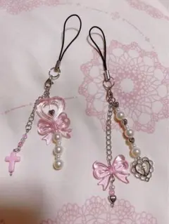 ビーズキーホルダー 韓国 ハンドメイド