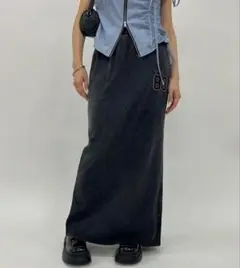 who's who gallery ナンバリングカットマキシスカート