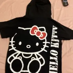 ハローキティ ジップアップパーカー Lサイズ 黒