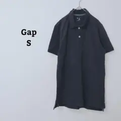 ギャップ　ポロシャツ　半袖　ボタン　オフィカジ　スリット　コットン100 S