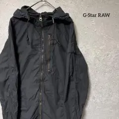 G-Star RAW ジースター ロウ ミリタリージャケット フード ジップ S