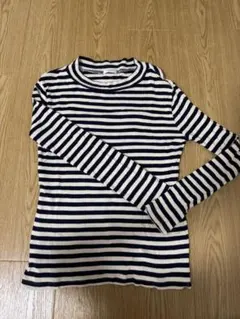 ストライプ柄 長袖 Tシャツ