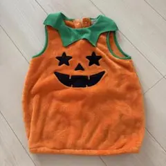 ハロウィン　仮装　かぼちゃ ベビー服 フリース　80 90 95