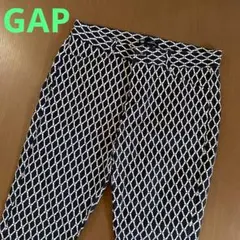 GAP ギャップ スリムフィットパンツ クロップド丈 パンツ 幾何学模様
