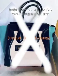 CÉLINE【稀少グリーン スエード トリコロール ラゲージミニショッパー】