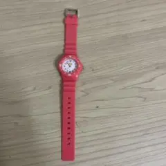 子供用ピンクシリコン腕時計