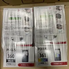 未使用Canon 純正インク 6個セット　BC-360XL・BC-361XL