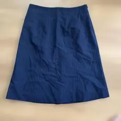 THE SUIT COMPANY ネイビー ストライプ タイトスカート
