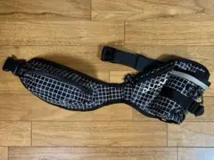 YURENIKUI ランニング•ウォーキング用 ボトルバッグ ネイビーチェック