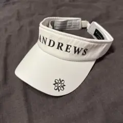St ANDREWS バイザー ホワイト
