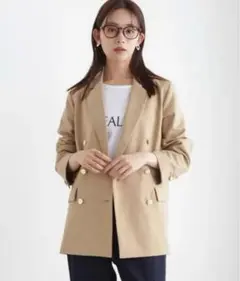 ナノユニバース　ダブルブレスジャケット