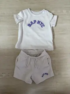 GAP NYC Tシャツとショートパンツセット 18-24ヶ月