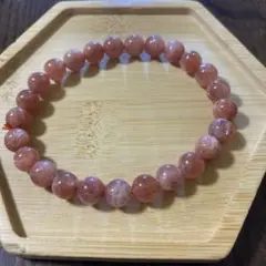 ゴールデンサンストーン　8ミリ　天然石ブレスレット
