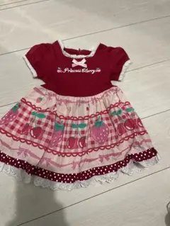 プリンセスチェリー 半袖ワンピース 80cm