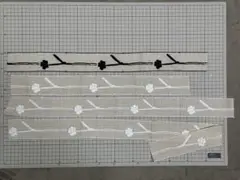 PJC レーステープ　ハギレ　4枚