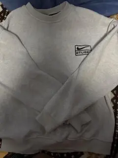 Nike STUSSY コラボ スウェット M グレー ナイキ ストゥーシー