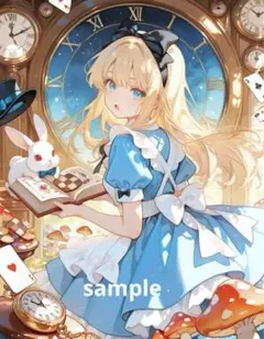 AIイラスト　美女 L版サイズ 1点物 A44