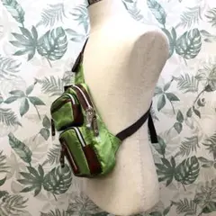 GR595 CUBIC CORE ナイロンバッグ グリーン