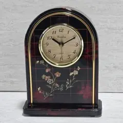 Papillon 花柄クォーツ置時計