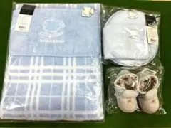新品 バーバリー タオルケットu0026ピローu0026靴